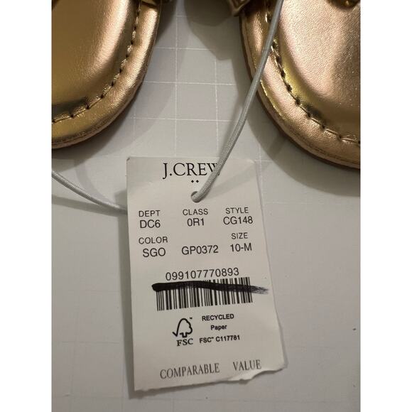 J.Crew Bow Flip Flops - Picture 3 of 5